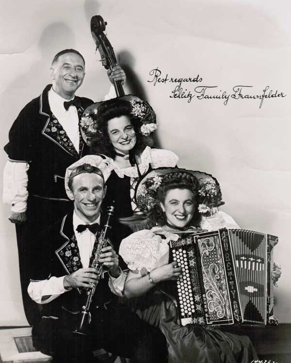 Swiss Family Fraunfelder, 1949 Swiss Family Fraunfelder, 1949