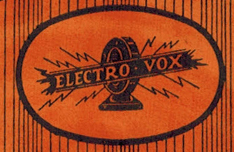 1938 Electro-Vox Logo from Fraunfelder Recording